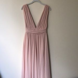 Lulus Heavenly Hues Blush Maxi Dress